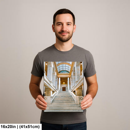 Arkansas State Capitol Marble Staircase, Little Rock Arkansas, Photography Wall Art