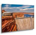 Glen Canyon Dam Overlooking Lake Powell Arizona Photography Print, Red Rock Desert Wall Art