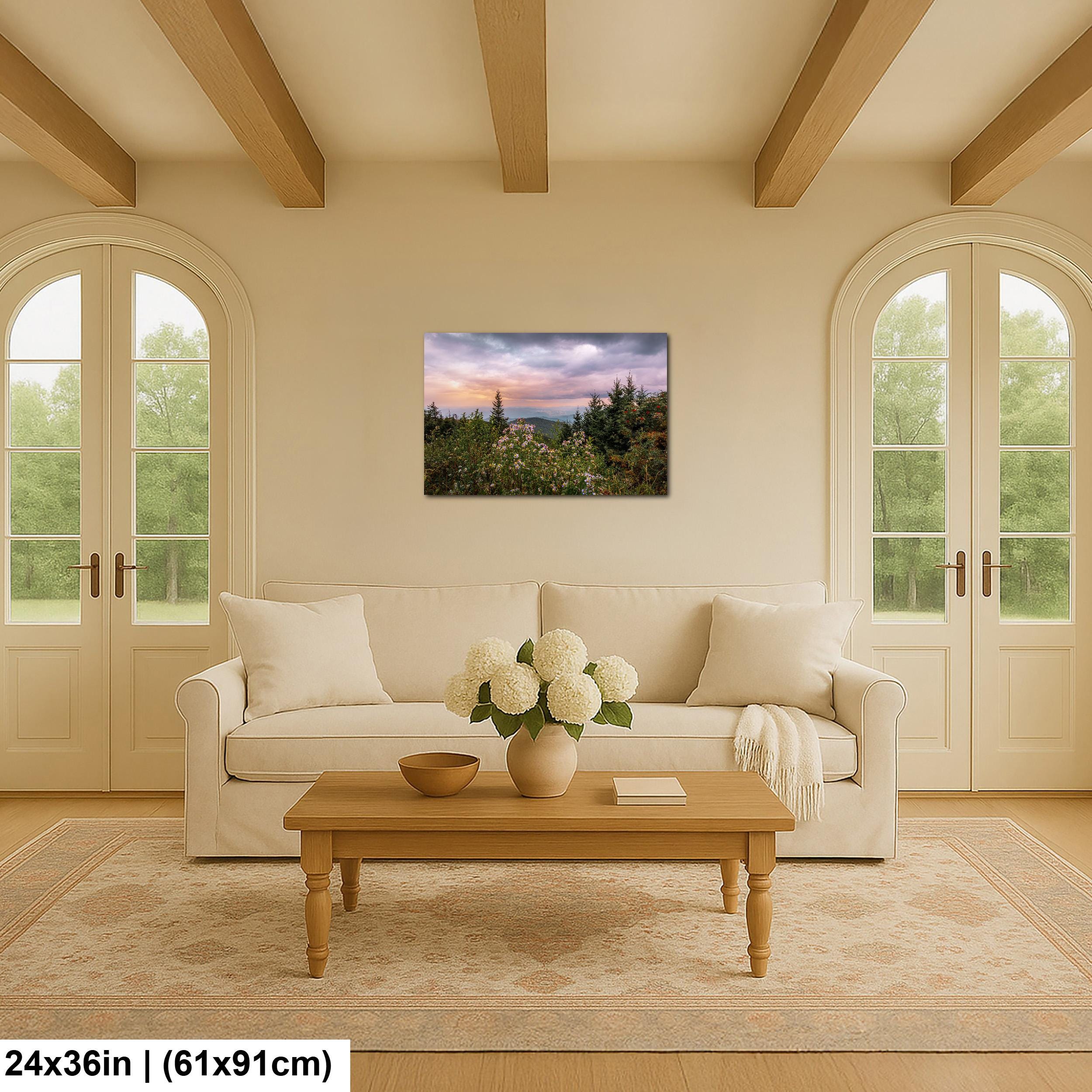 Mountain Wildflowers: Great Smoky Mountains Tennessee Photography Wall Art