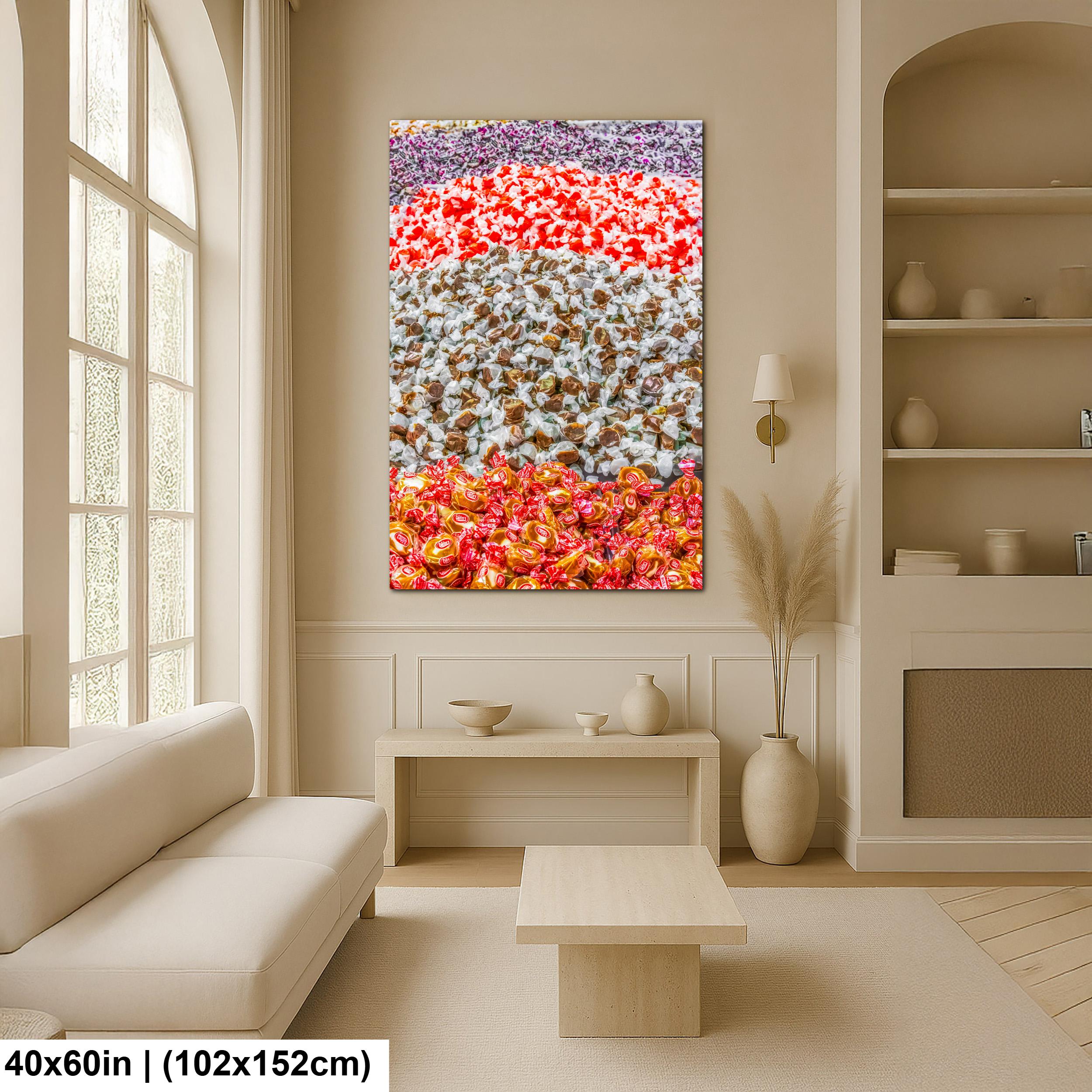 Salt Water Taffy Wall Decor, Colorful Candy Fine Art Photography Print, Kitchen Art, Sweet Shop Poster