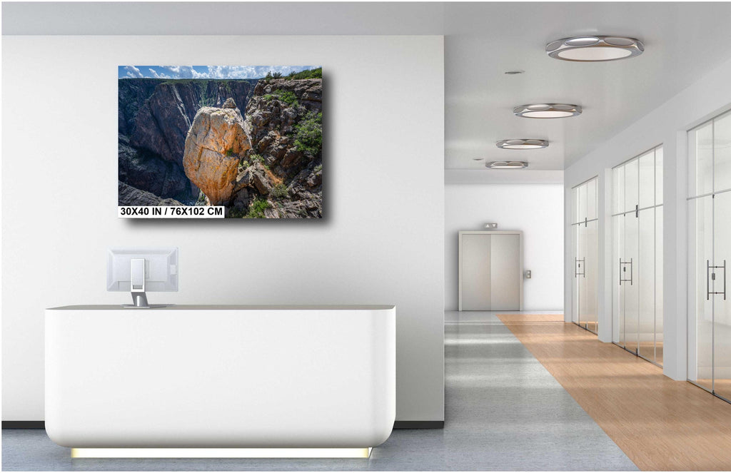 Black Canyon of the Gunnison Print: Colorado Rock Photography Wall Art