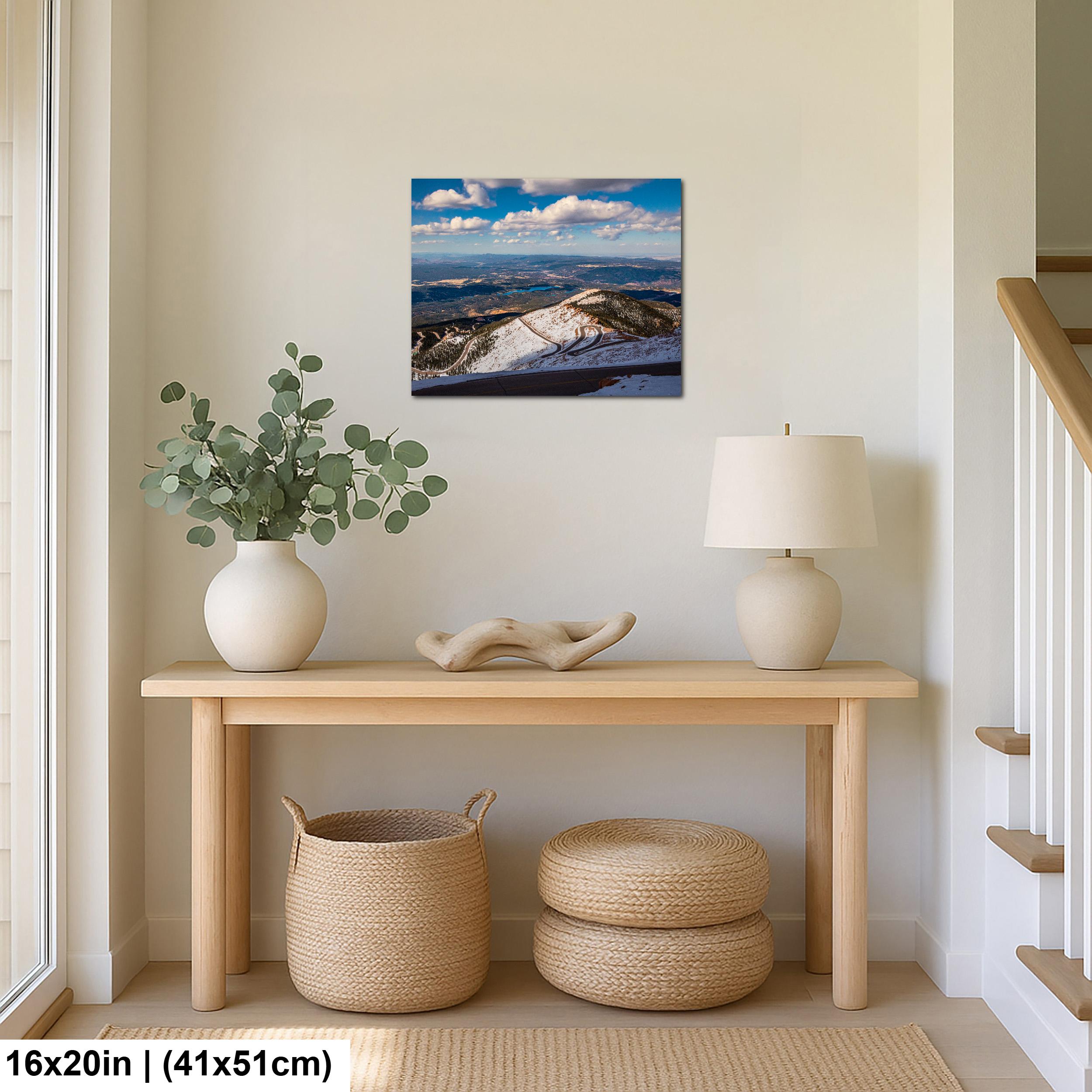 Summit Switchbacks: Pikes Peak Highway Colorado Springs CO Photo Wall Art