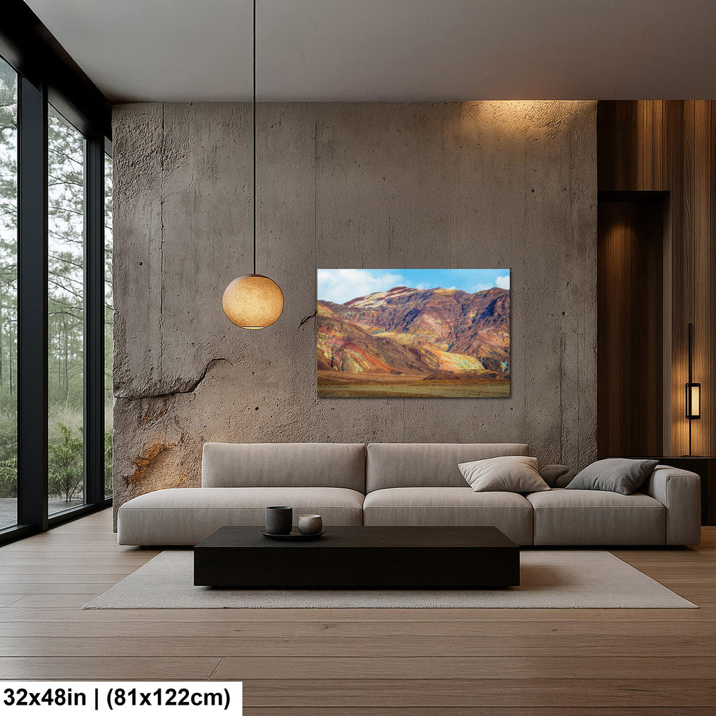 Painted Earth: Artist's Palette Death Valley California Photography Wall Art