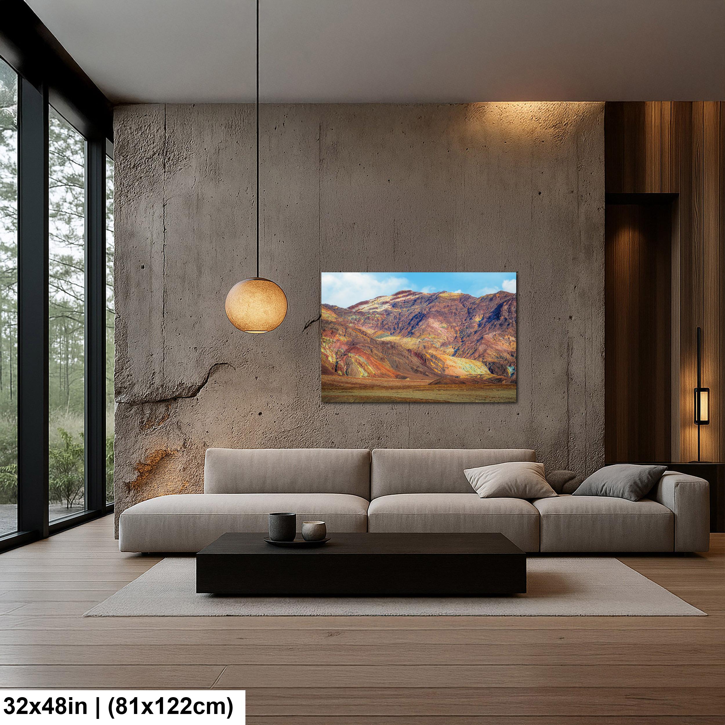 Painted Earth: Artist's Palette Death Valley California Photography Wall Art