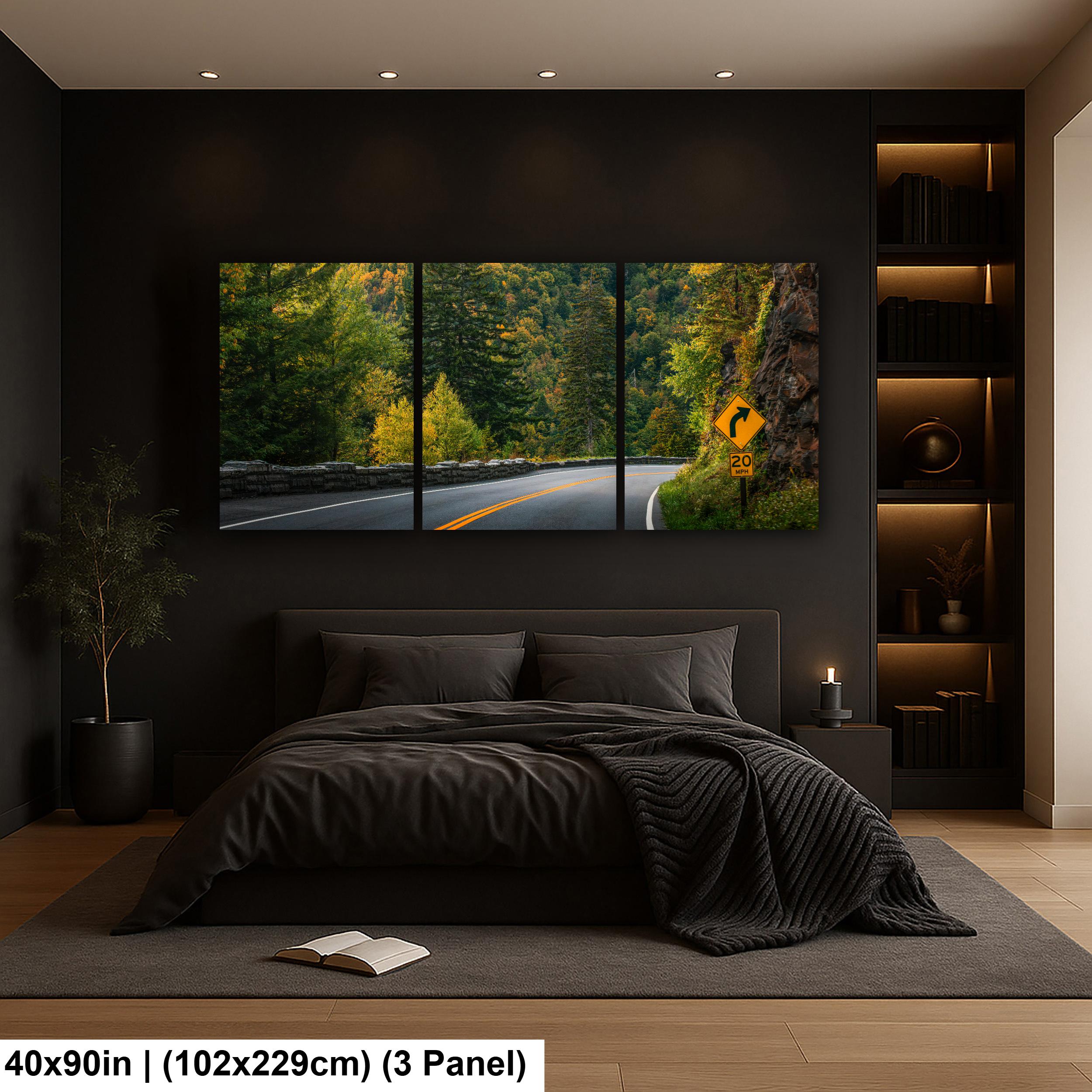 Mountain Curve: Great Smoky Mountains NP Tennessee Photography Wall Art