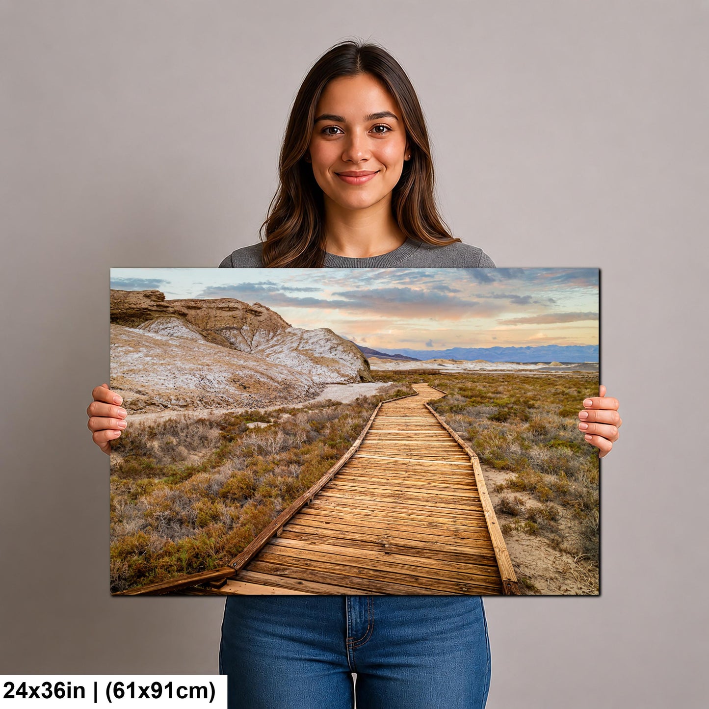 Artist Drive Boardwalk Death Valley National Park California Desert Landscape Photography Print