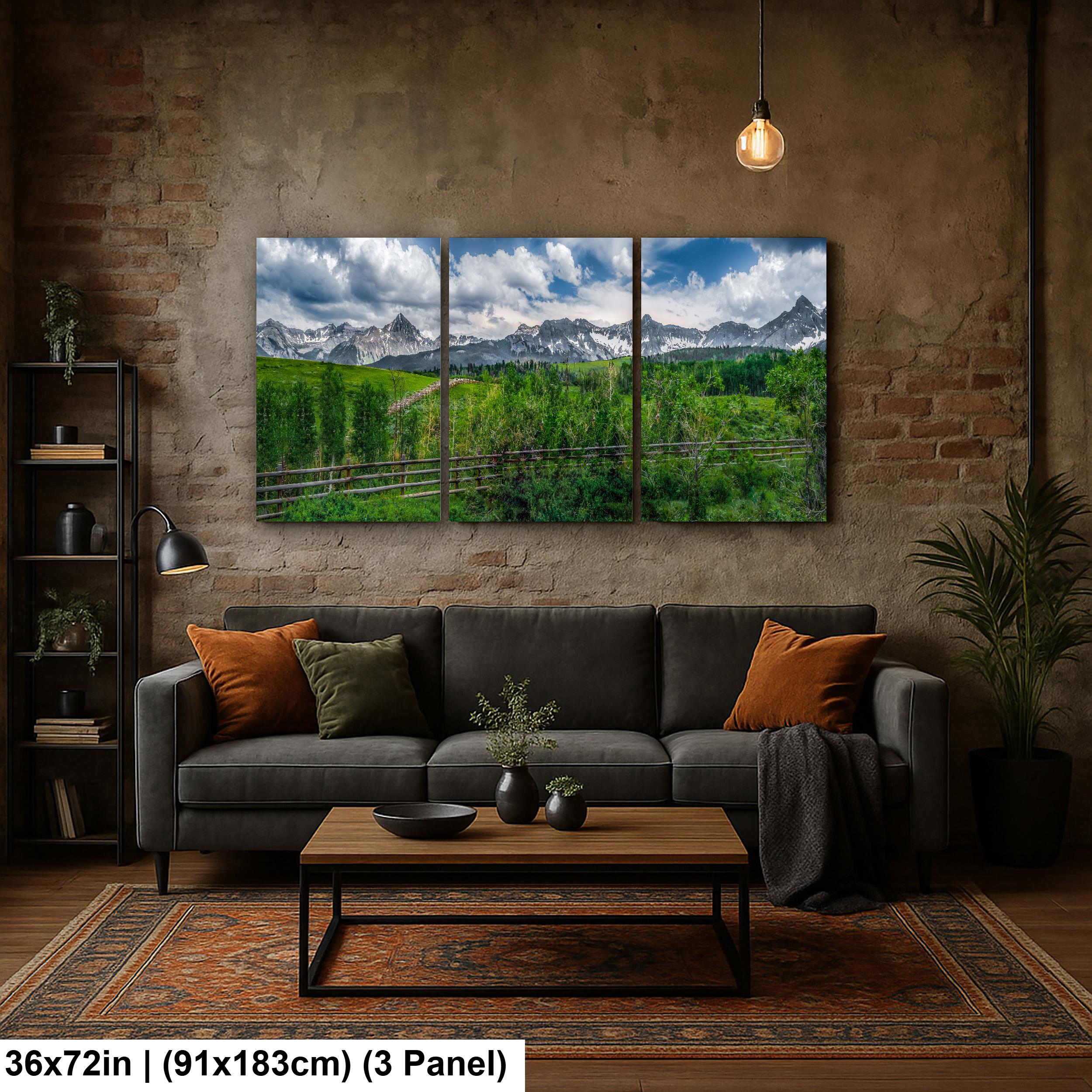 San Juan Mountains Panorama, Telluride Colorado Photography Print, Mountain Landscape Wall Art, Nature Decor