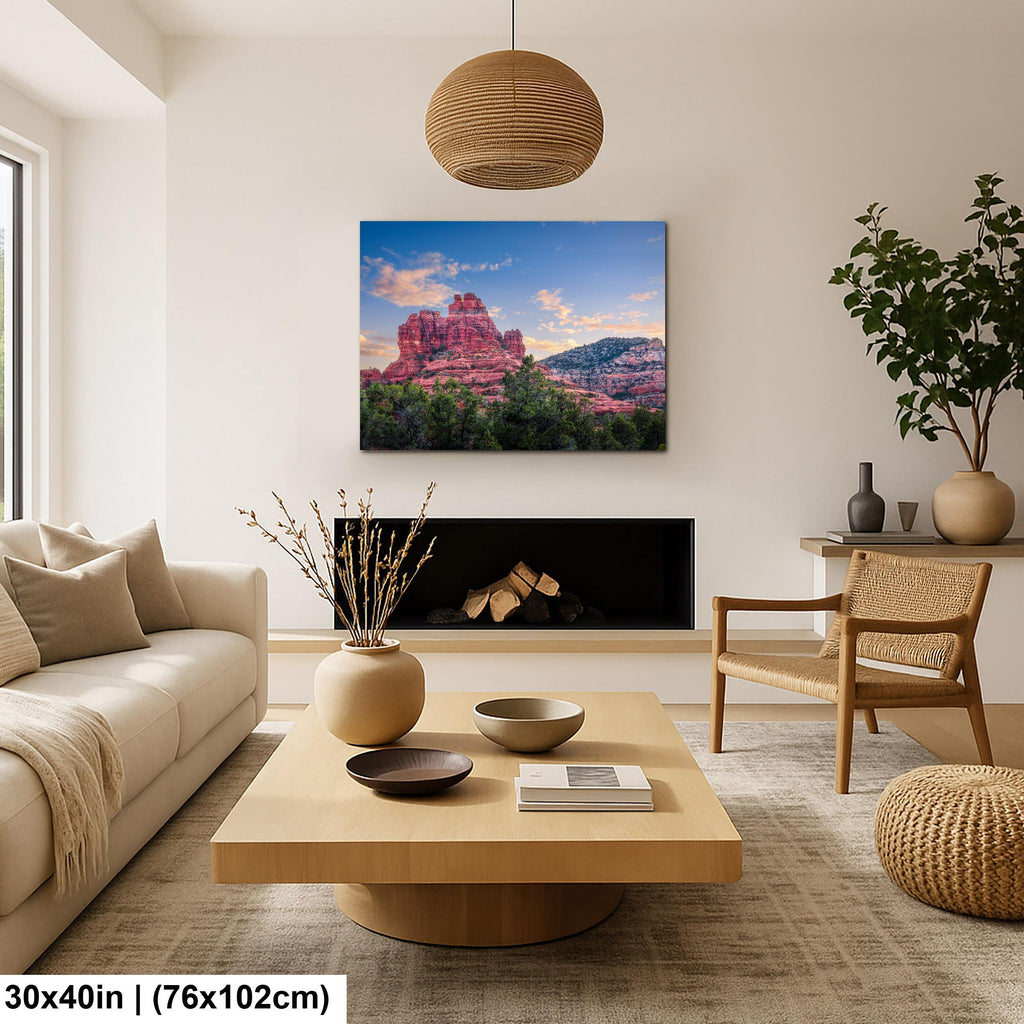 Sedona Bell Rock Hike Photography Print, Red Rock Landscape, Arizona Desert Wall Art, Southwest Home Decor