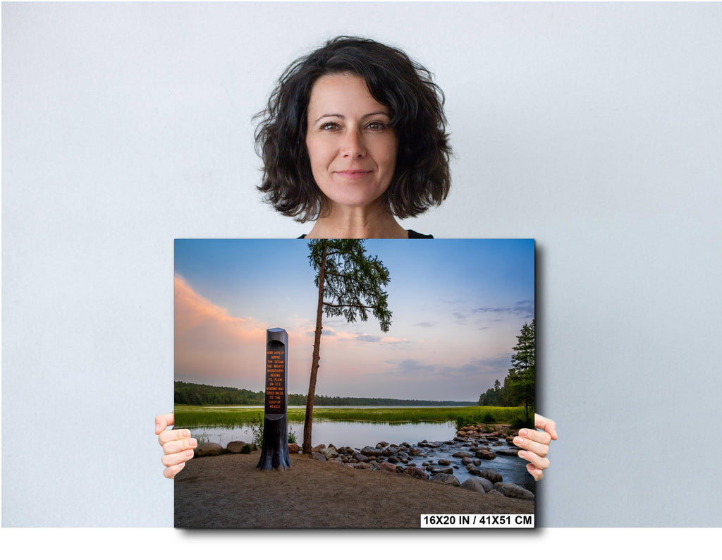 Lake Itasca Sunset: Mississippi Headwaters Nature Photography Wall Art