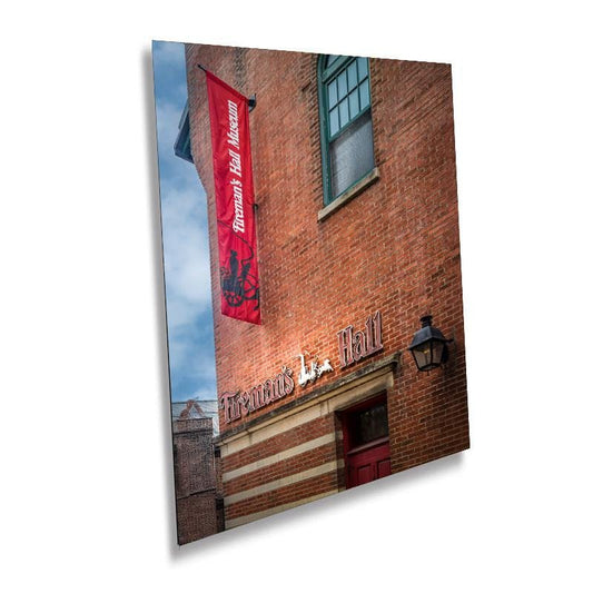 Philly Firefighting Legacy: Wall Art Print Fireman's Hall Museum in Philadelphia Pennsylvania Historical Photography Aluminum/Metal/Canvas