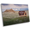 Badlands National Park Entrance Sign: South Dakota Photography Wall Art