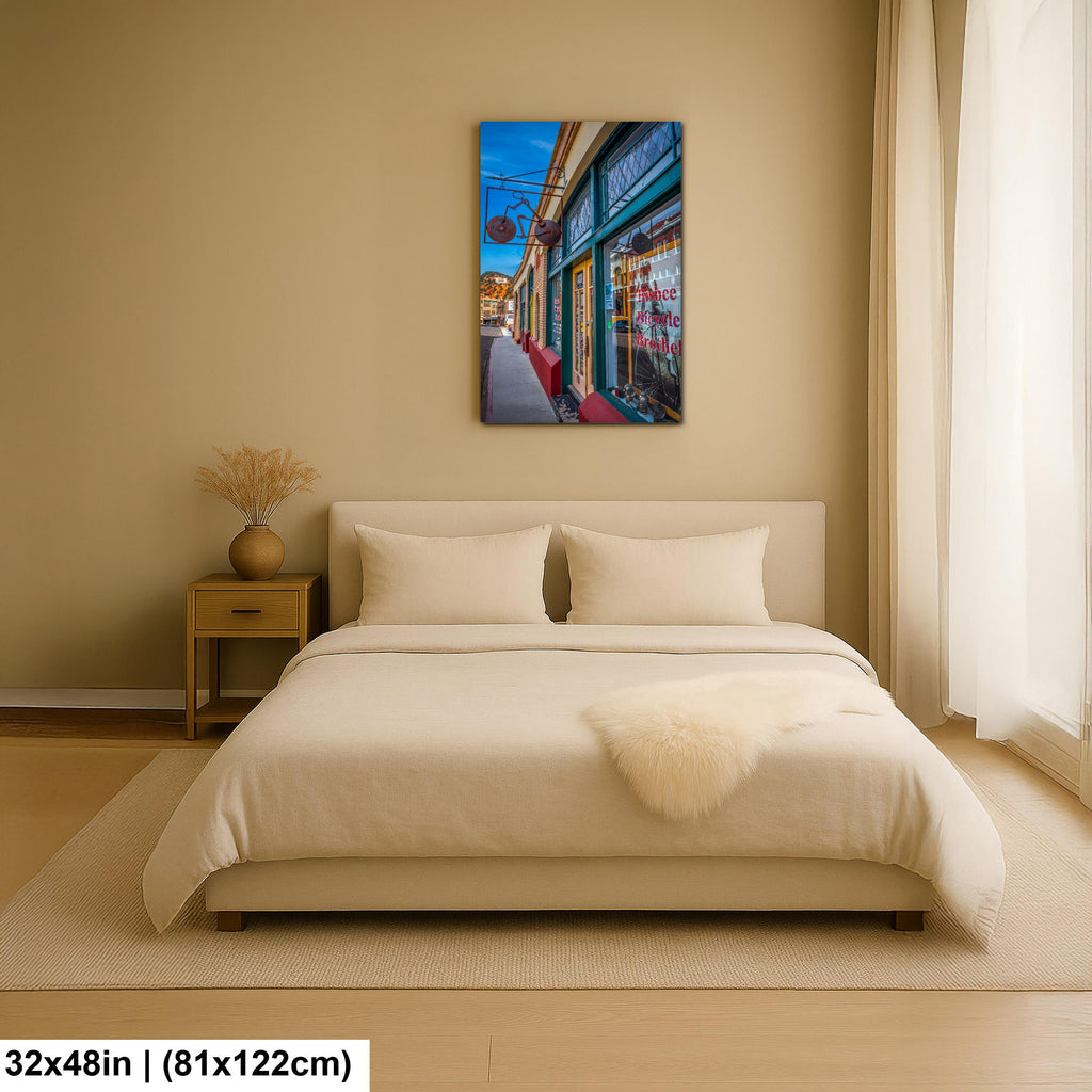 Bisbee Bicycle Brothel Historic Arizona Street Scene Photography Wall Art