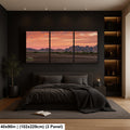Fiery Sonoran Desert Sunset with Saguaro, Quartzsite Arizona Photography Print