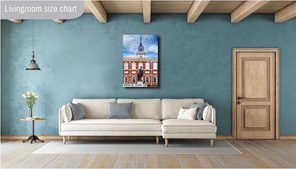 George Washington Statue Print: Independence Hall, Philadelphia Wall Art
