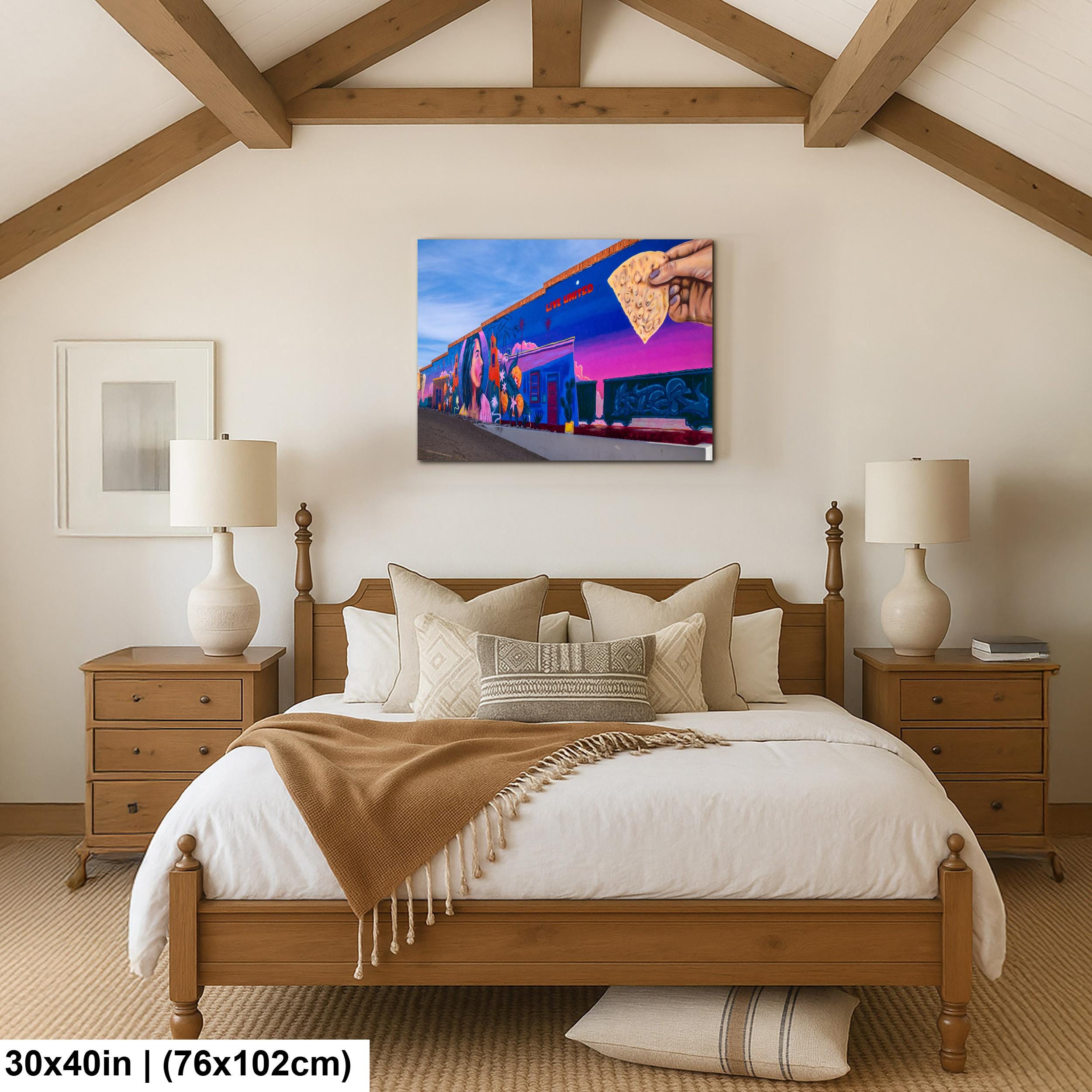 Tucson Mural - Live United Community Mural, Photography Print Wall Art
