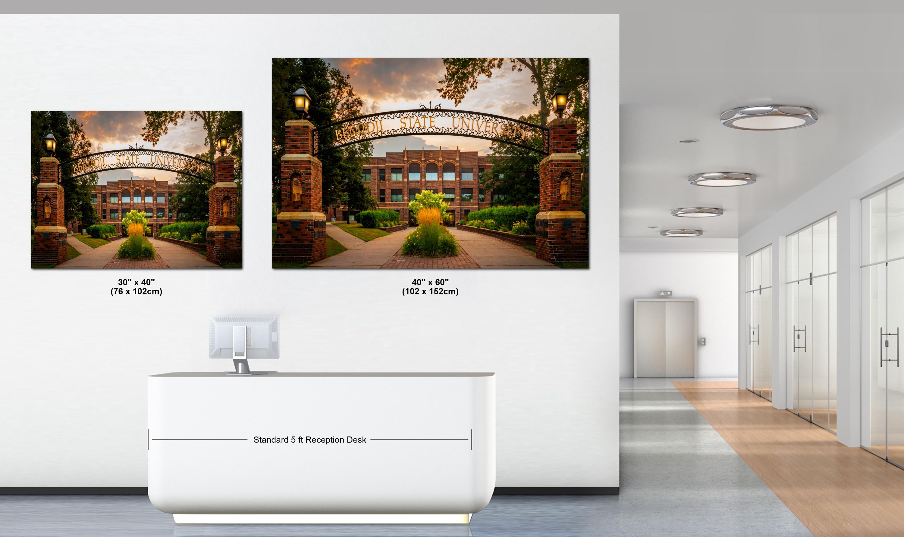 Bemidji State University Minnesota Entrance Arch Photography Wall Art
