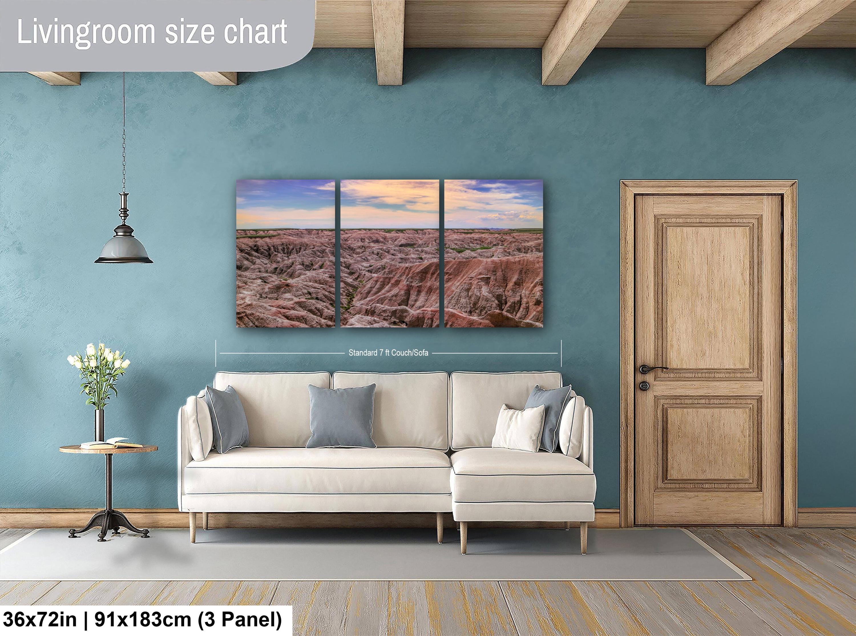 Badlands National Park Sunset Pastels South Dakota Nature Photography Wall Art