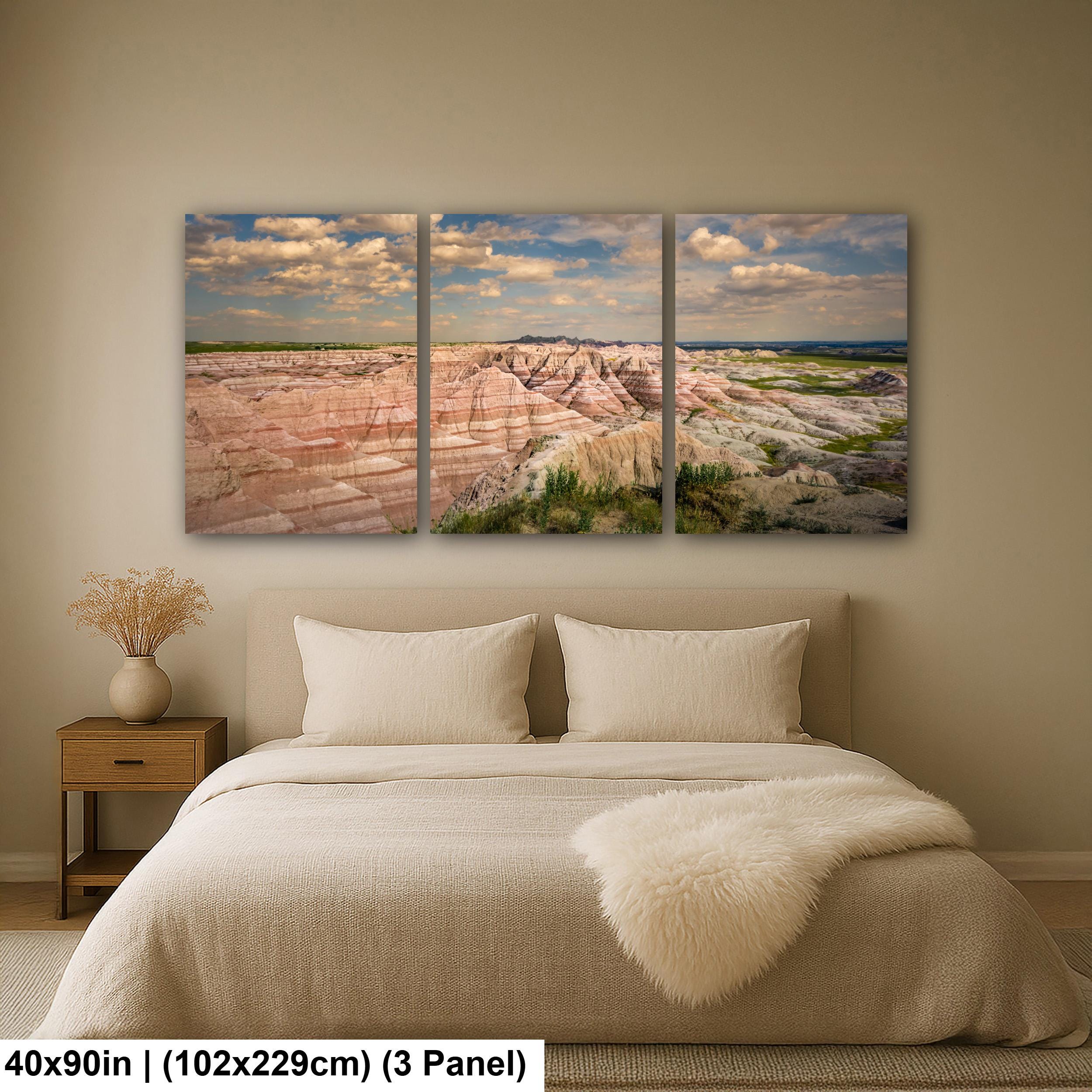Painted Badlands Formations Photography Print, South Dakota National Park Wall Art, Southwestern Landscape Decor, Nature Photo