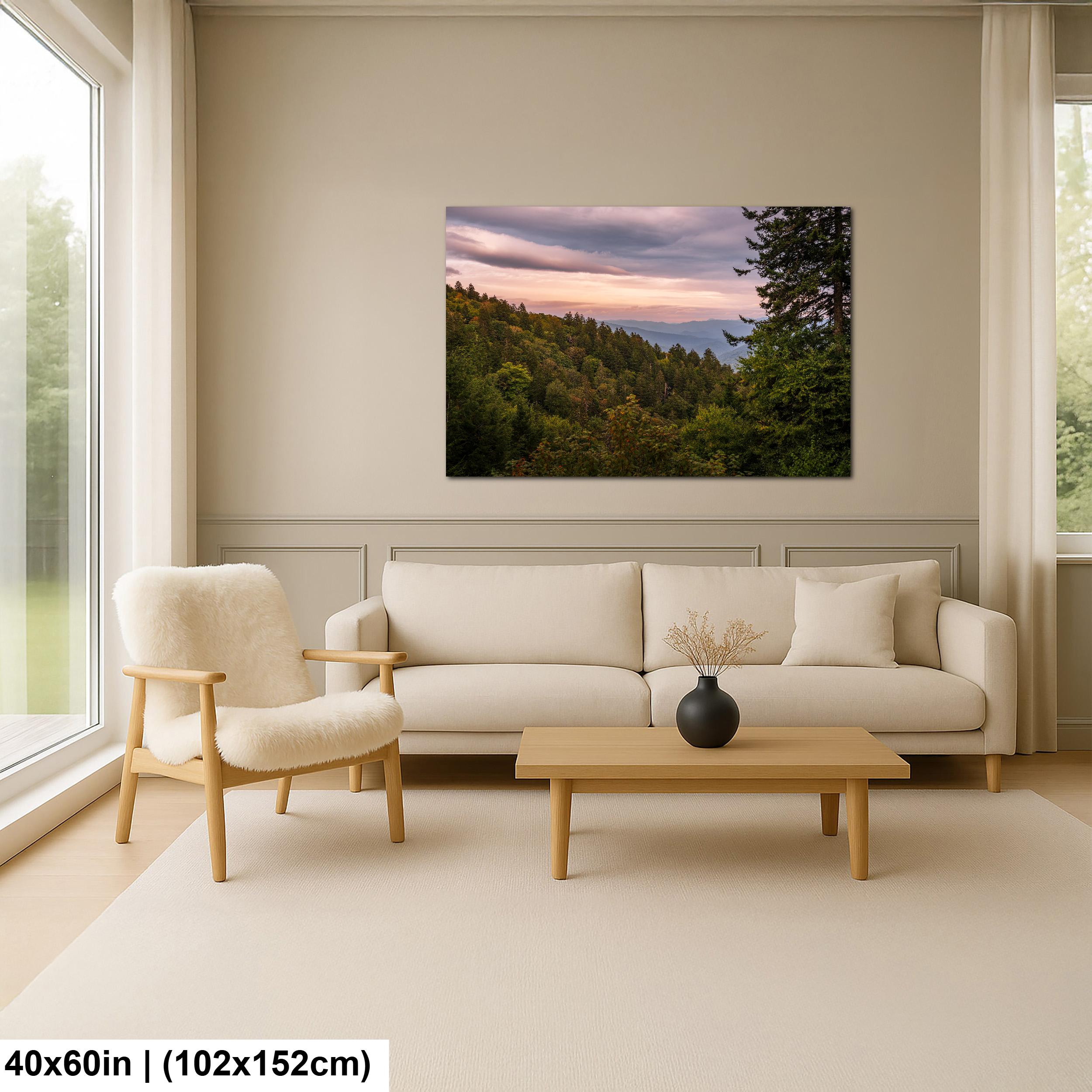 Evergreen Ridge: Great Smoky Mountains National Park TN NC Photo Wall Art