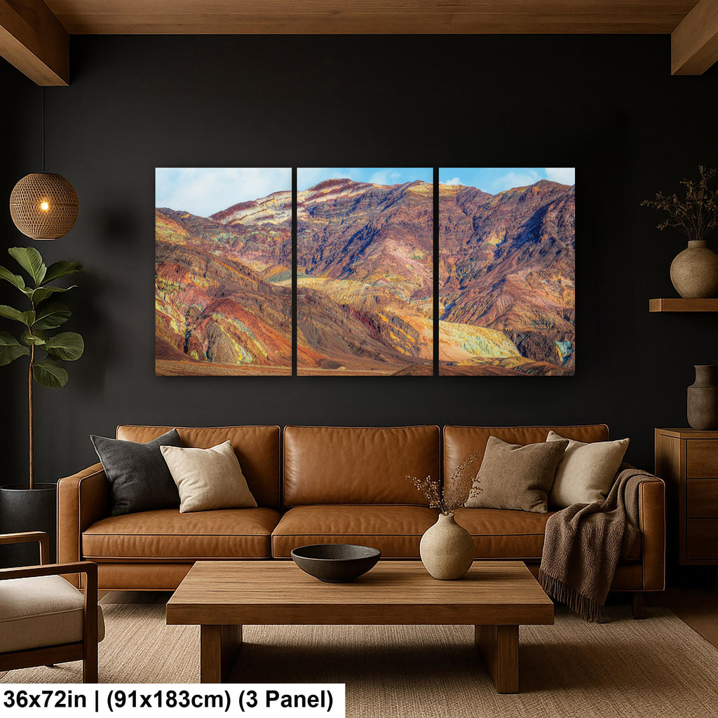 Painted Earth: Artist's Palette Death Valley California Photography Wall Art