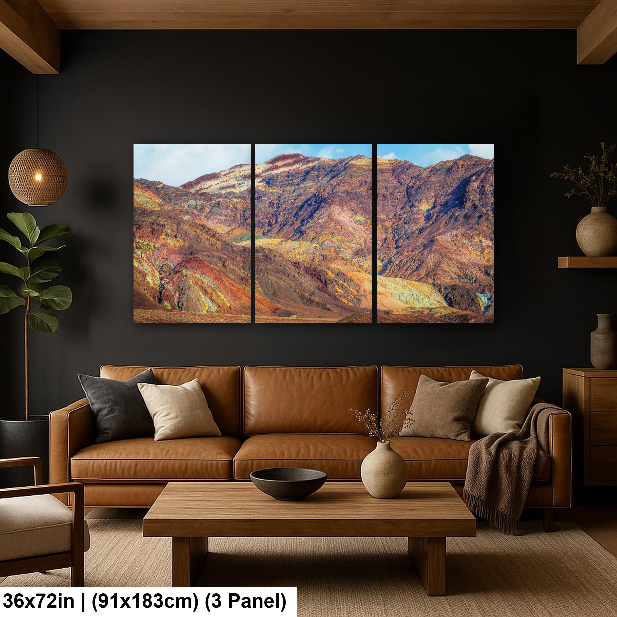 Painted Earth: Artist's Palette Death Valley California Photography Wall Art