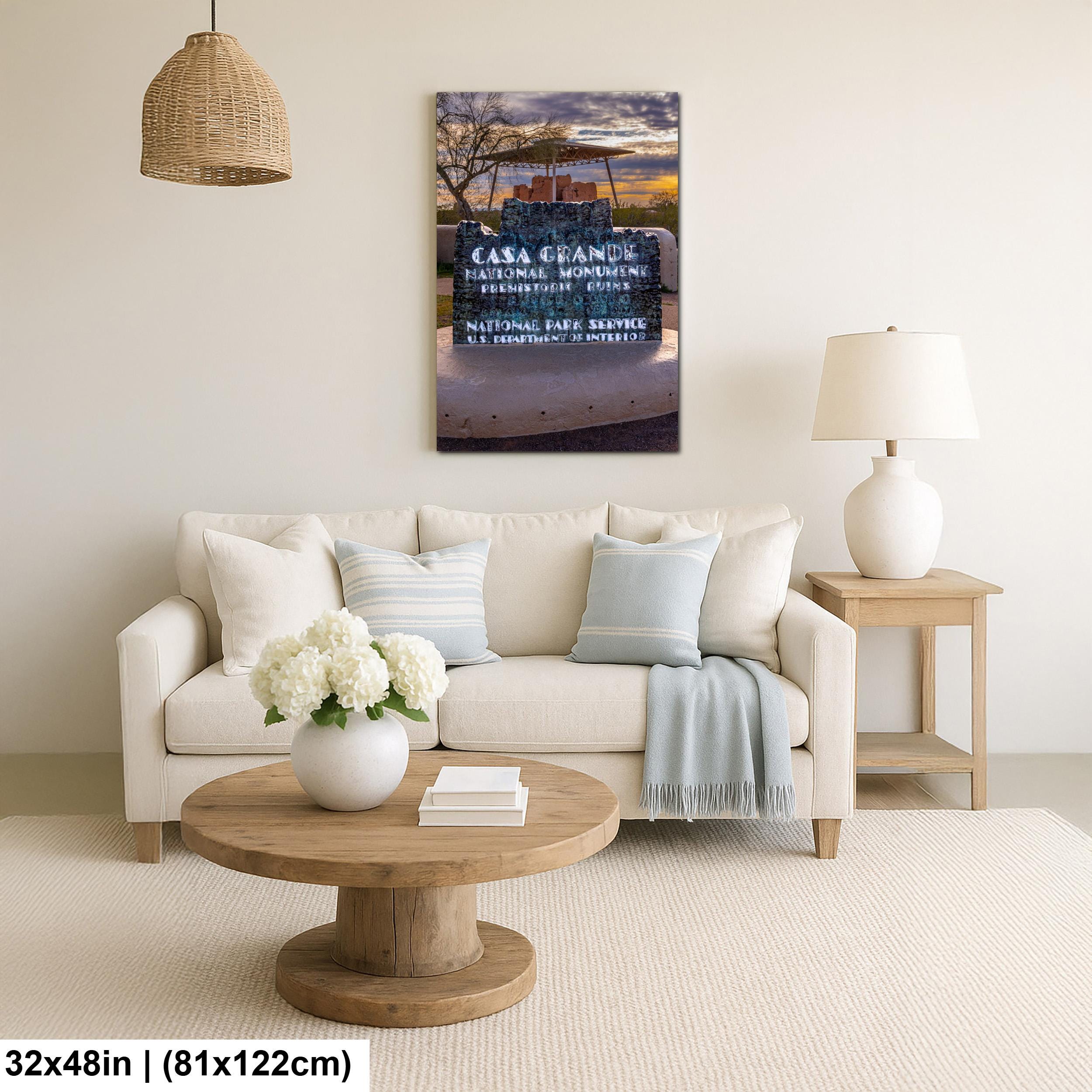 Casa Grande Ruins National Monument, Arizona, Ancient Desert Landmark Photography Wall Art