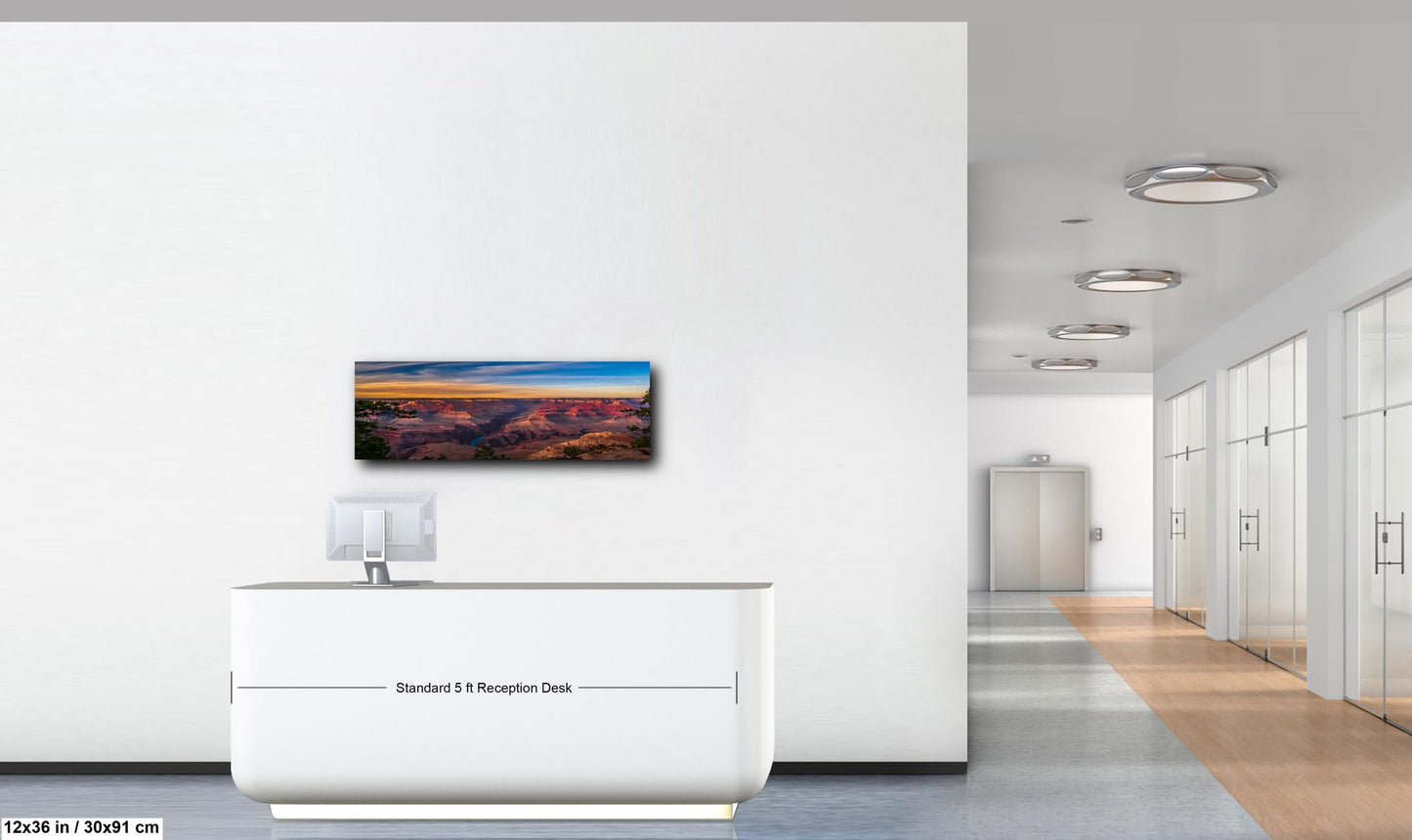 Grand Canyon Sunset Panorama – Colorado River Arizona Photography Wall Art