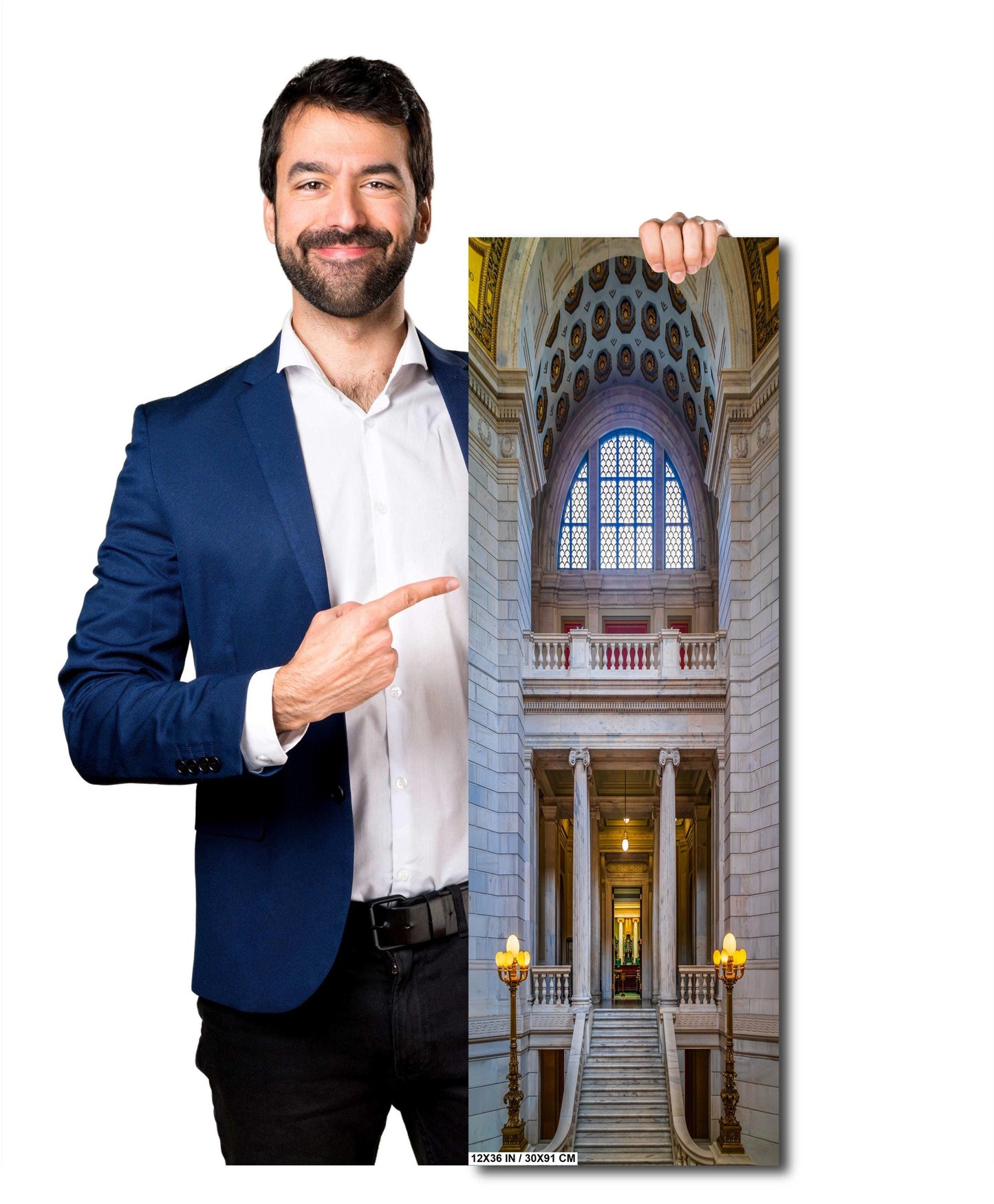 Rhode Island State House: A Portrait of Governance Wall Art Print Providence Rhode Island Portrait Photography Aluminum/Acrylic/Metal/Canvas