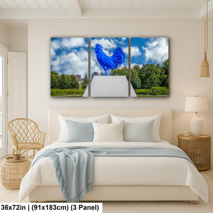 Blue Rooster Sculpture Minneapolis Sculpture Garden Minnesota Photography Print Wall Art Home Decor