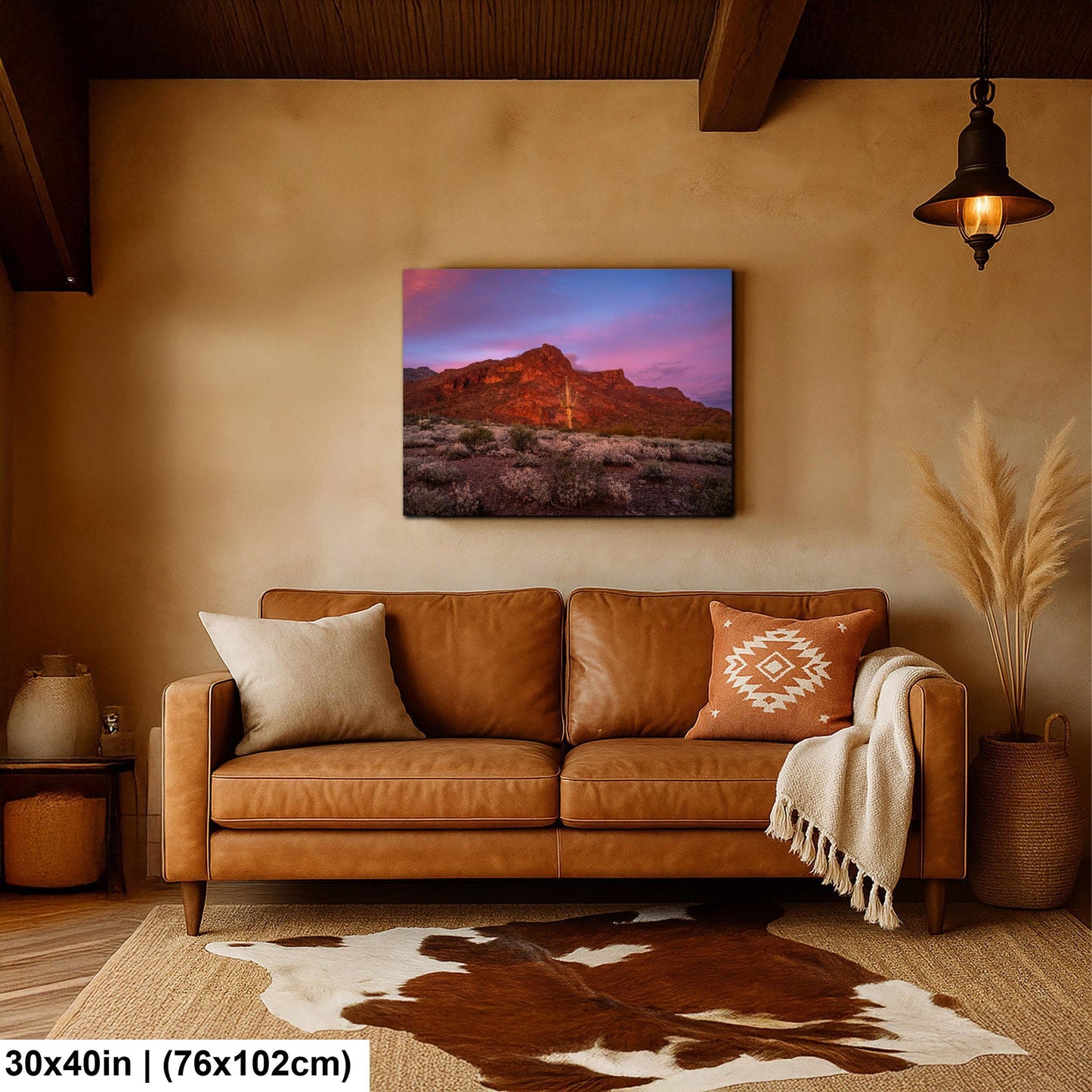 Gold Canyon Red Rock Sunset Arizona Desert Mountain Landscape Photography Wall Art