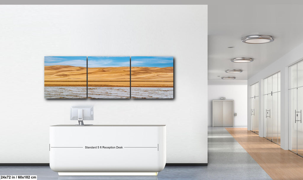 Great Sand Dunes Salt Flats Photography Print, Colorado National Park Desert Landscape, Southwestern Wall Art Decor