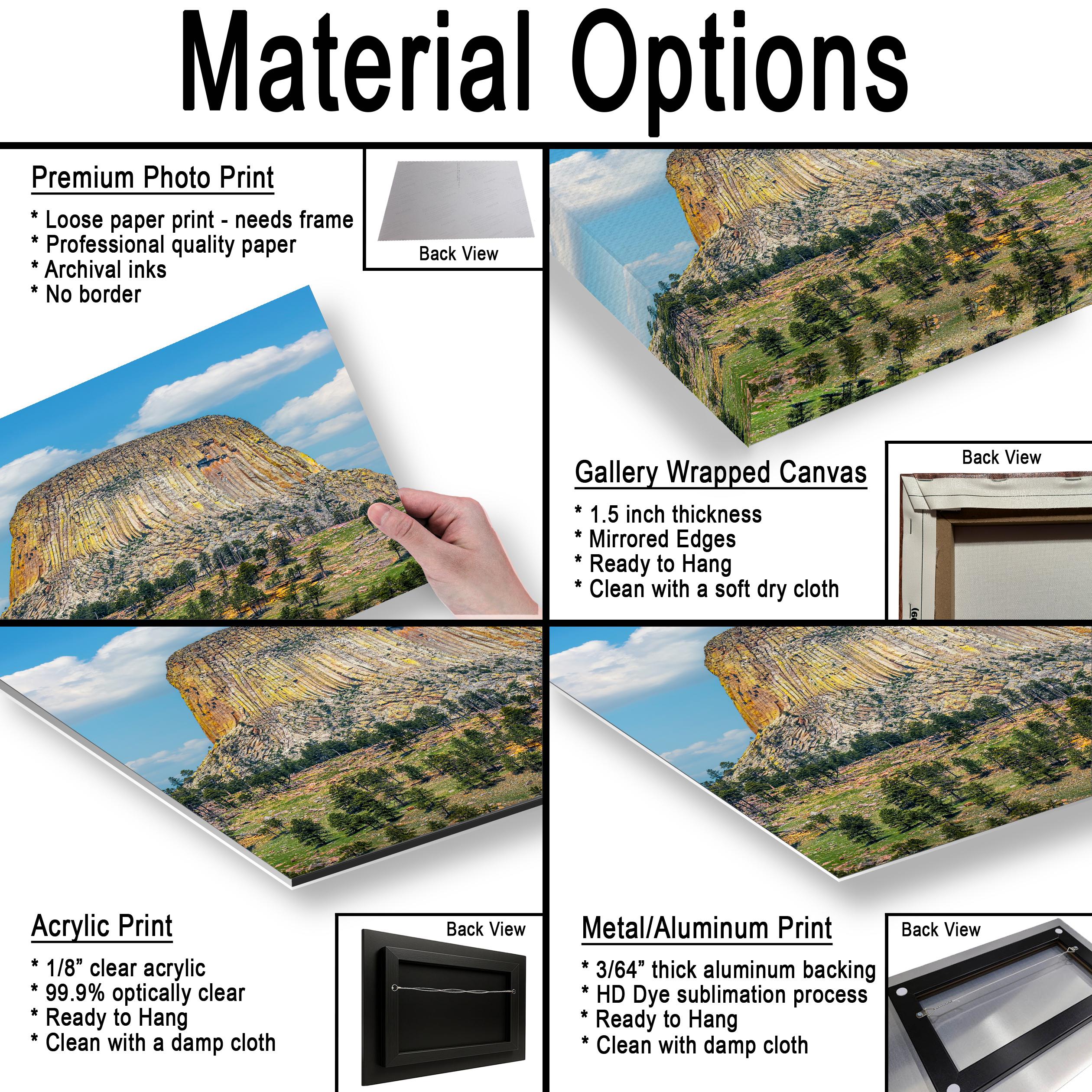 Monumental Ascent: Devils Tower Wyoming National Monument Photo Wall Art