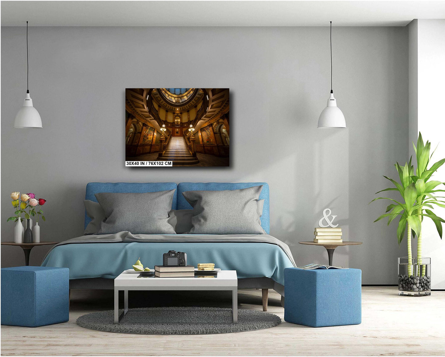 Colorado Capitol Rotunda: Denver State Capital State Print Wall Art Denver, Colorado State Capitol Aluminum/Acrylic/Metal/Canvas