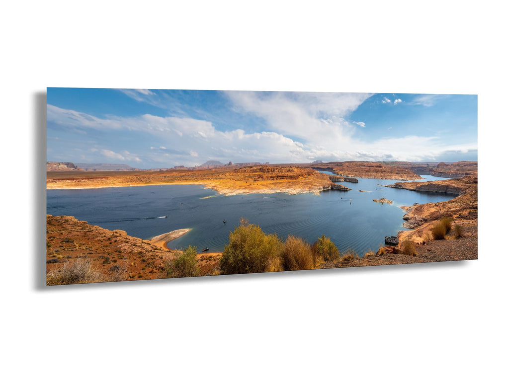 Lake Powell Panoramic Overlook Page Arizona Photography Print, Southwest Desert Wall Art
