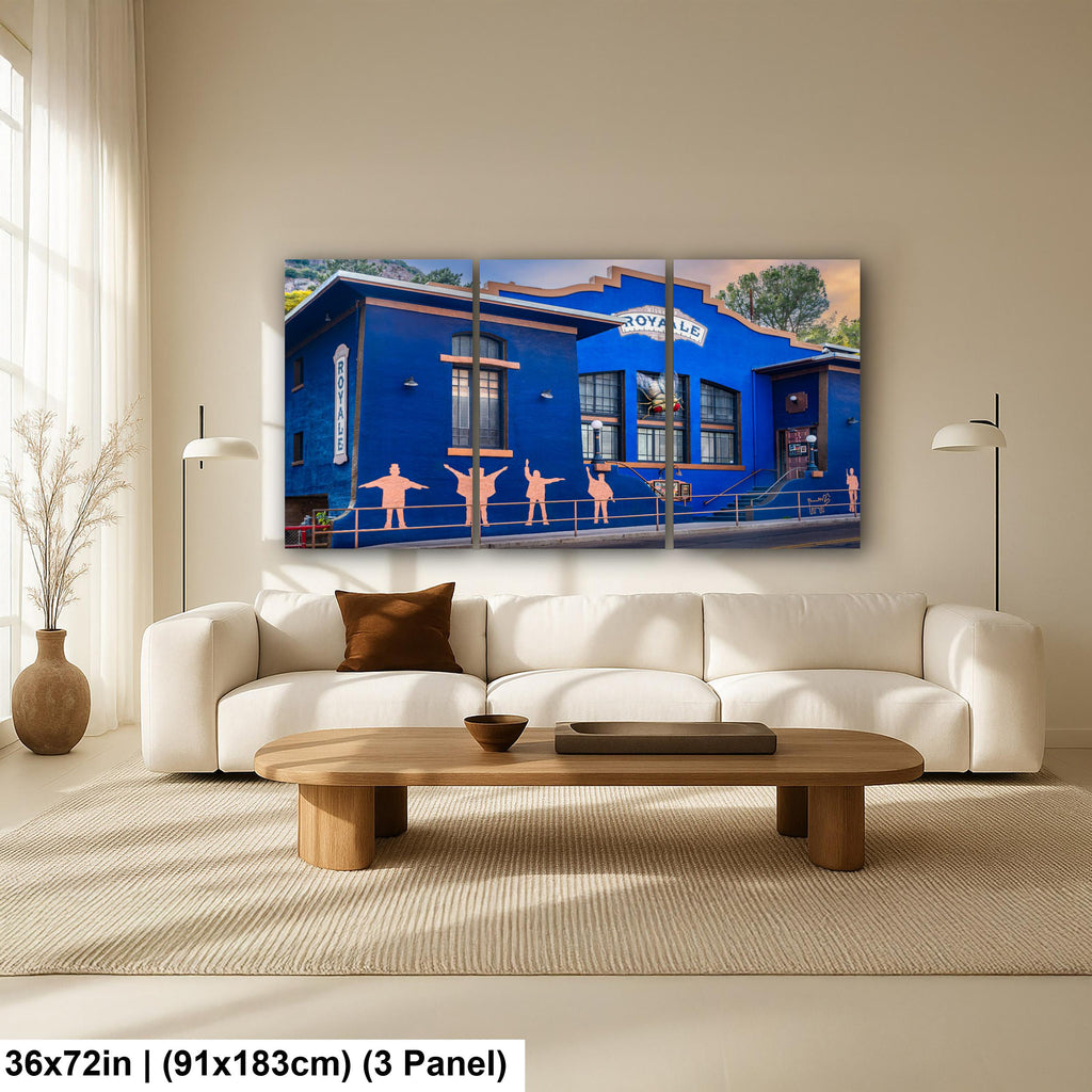 Bisbee Royale Theater Beatles Silhouette Mural Arizona Landmark Photography Wall Art