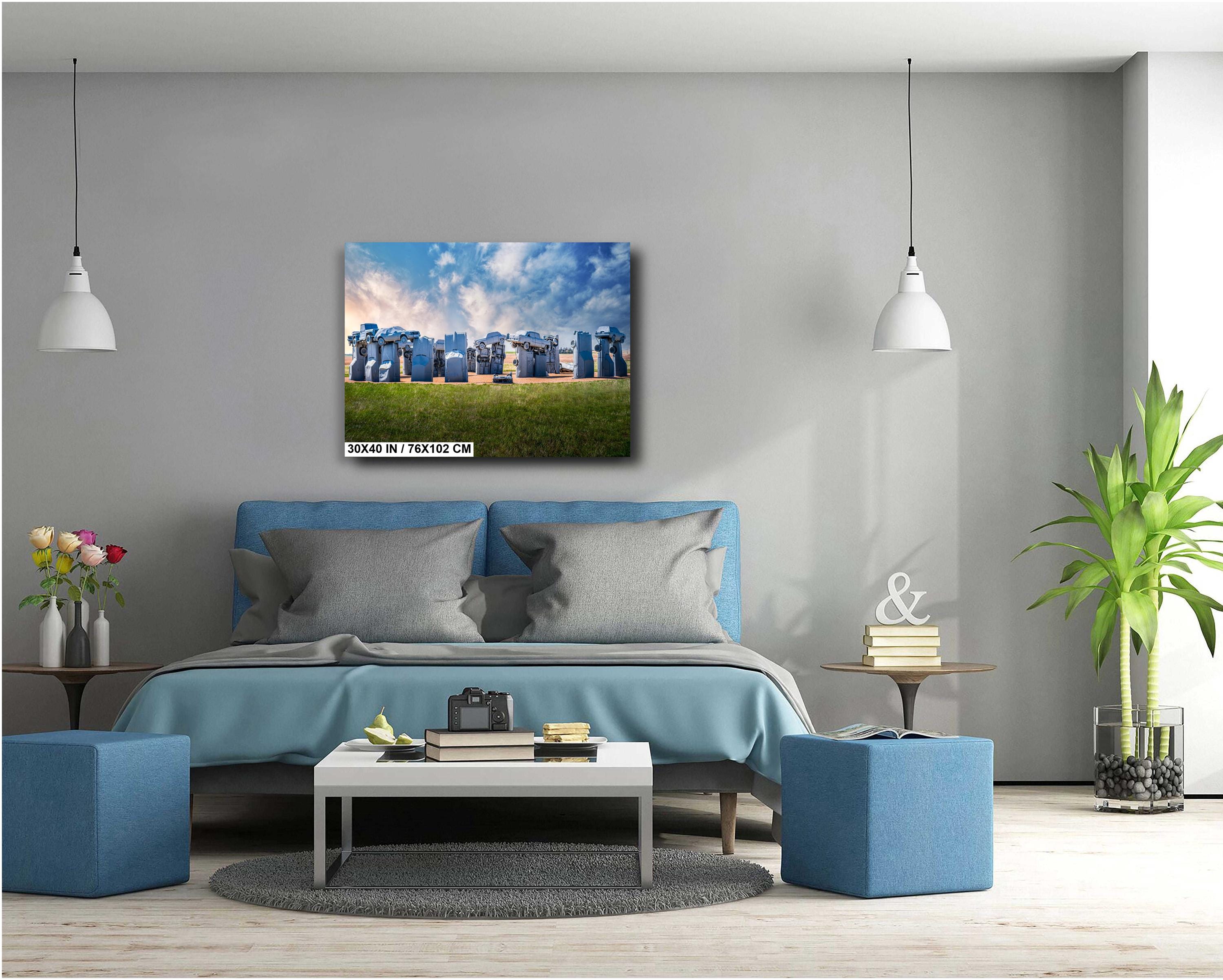 Carhenge Nebraska Stonehenge Automotive Tribute Photography Wall Art
