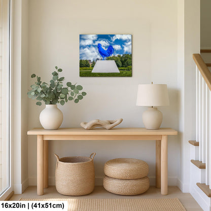 Blue Rooster Sculpture Minneapolis Sculpture Garden Minnesota Photography Print Wall Art Home Decor