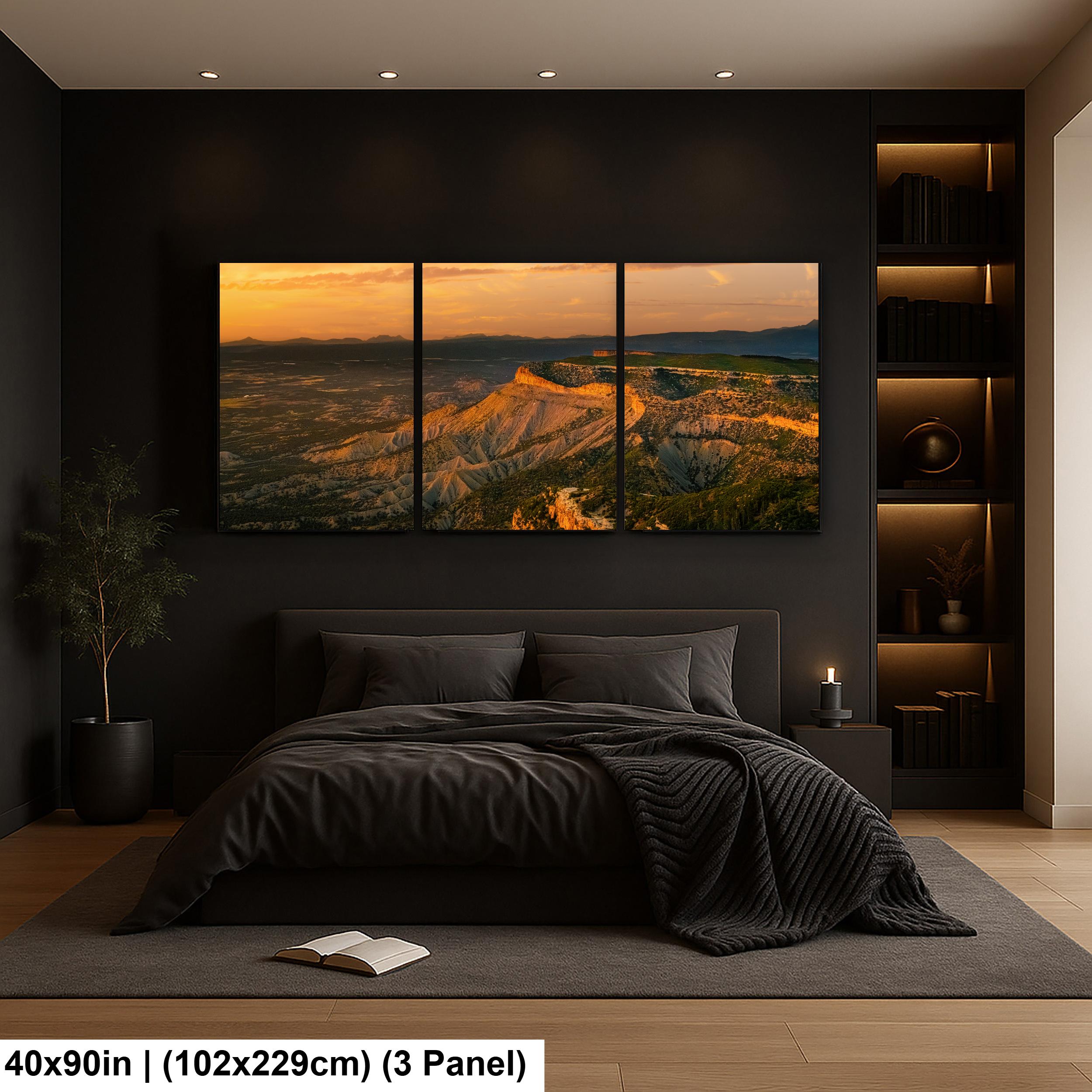 Sunset Over Mesa Verde National Park Photography Print, Cortez Colorado Landscape Wall Art, Southwest Decor
