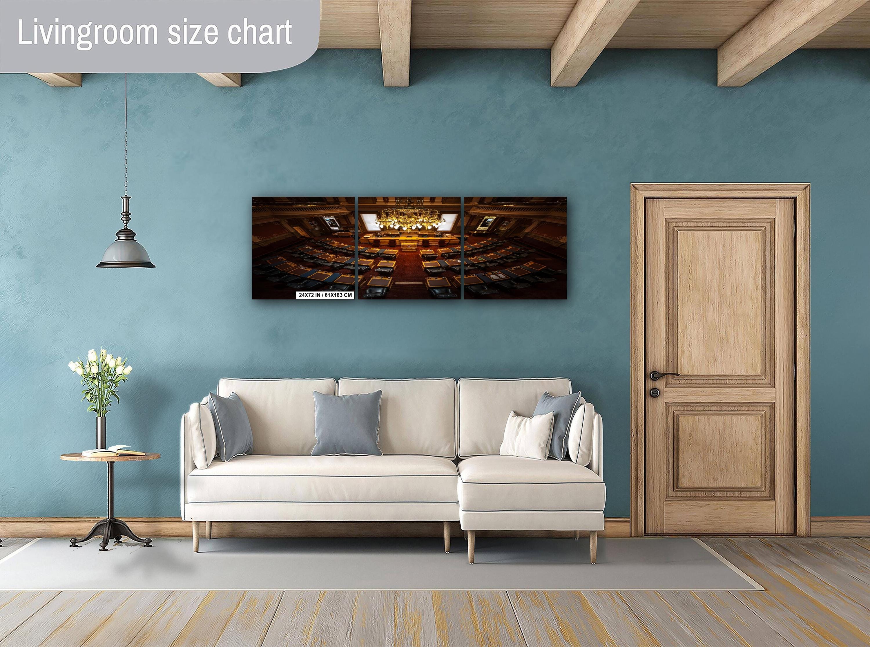 Colorado State Capitol Senate Chamber Print: Denver Legislative Interior Wall Art