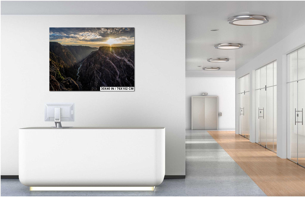 Black Canyon Sunrise Print: Colorado Landscape Photography