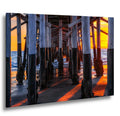 Beneath the Pier: Newport Beach California Sunset Photography Wall Art