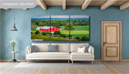 Gettysburg Red Barn Print: McLean Farm, Adams County Pennsylvania Wall Art