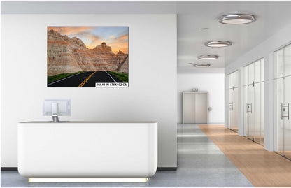 Badlands Sunset: South Dakota Landscape Photography Wall Art