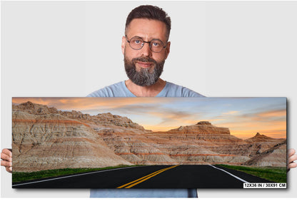 Badlands Sunset: South Dakota Landscape Photography Wall Art