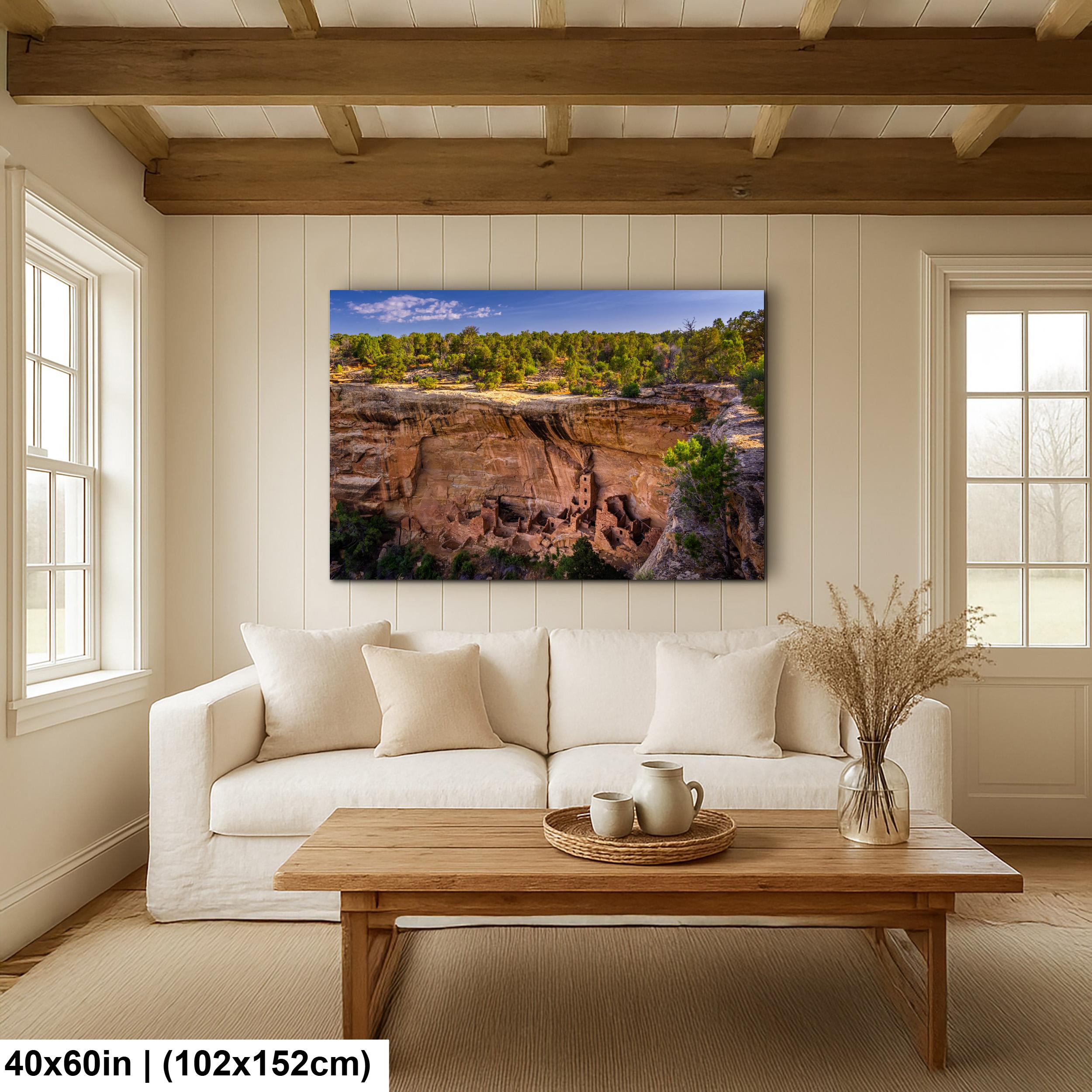 Cliff Palace at Mesa Verde National Park Photography Print, Cortez Colorado Wall Art, Ancient Pueblo Ruins Decor