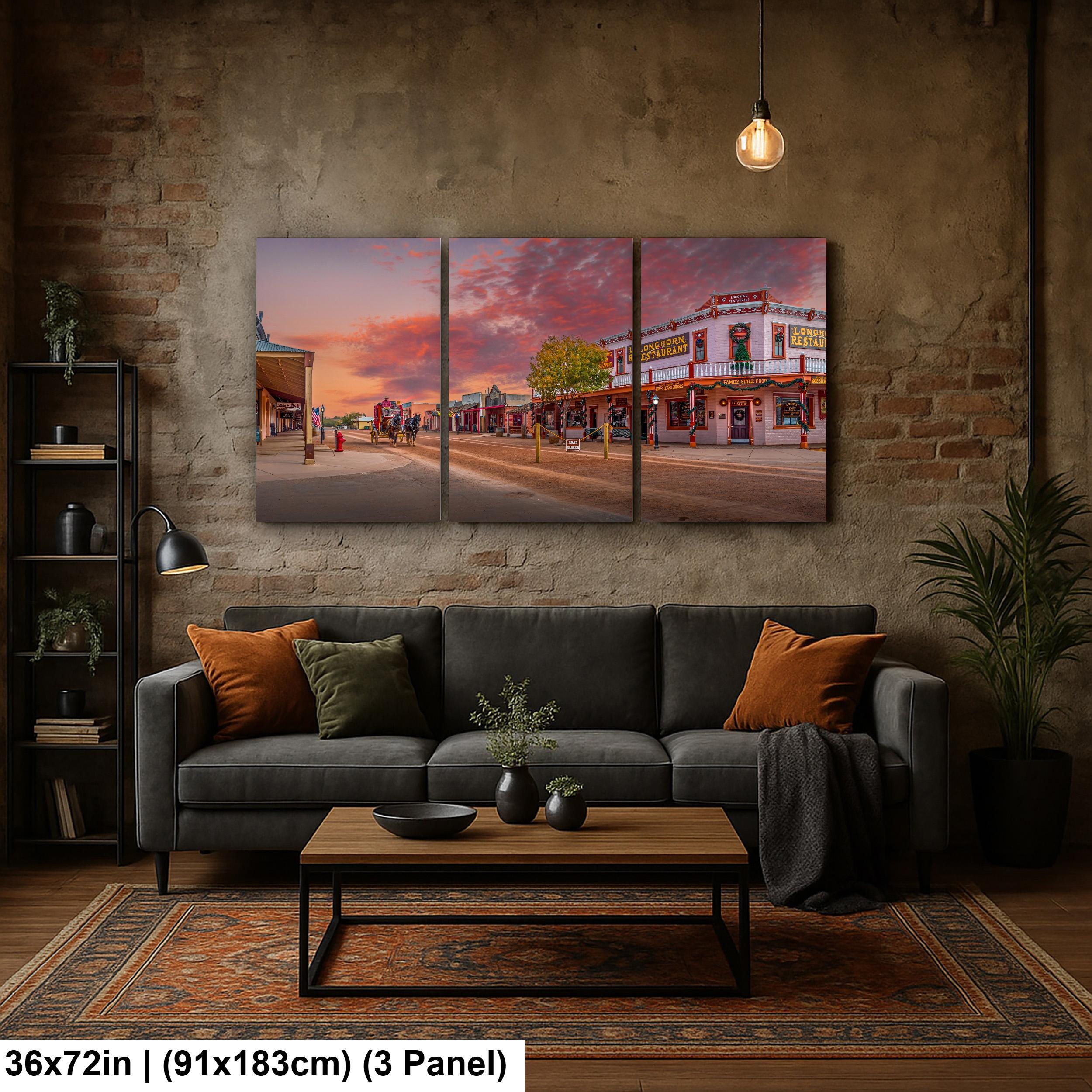 Tombstone Arizona Allen Street Sunset Historic Old West Wall Art Photography