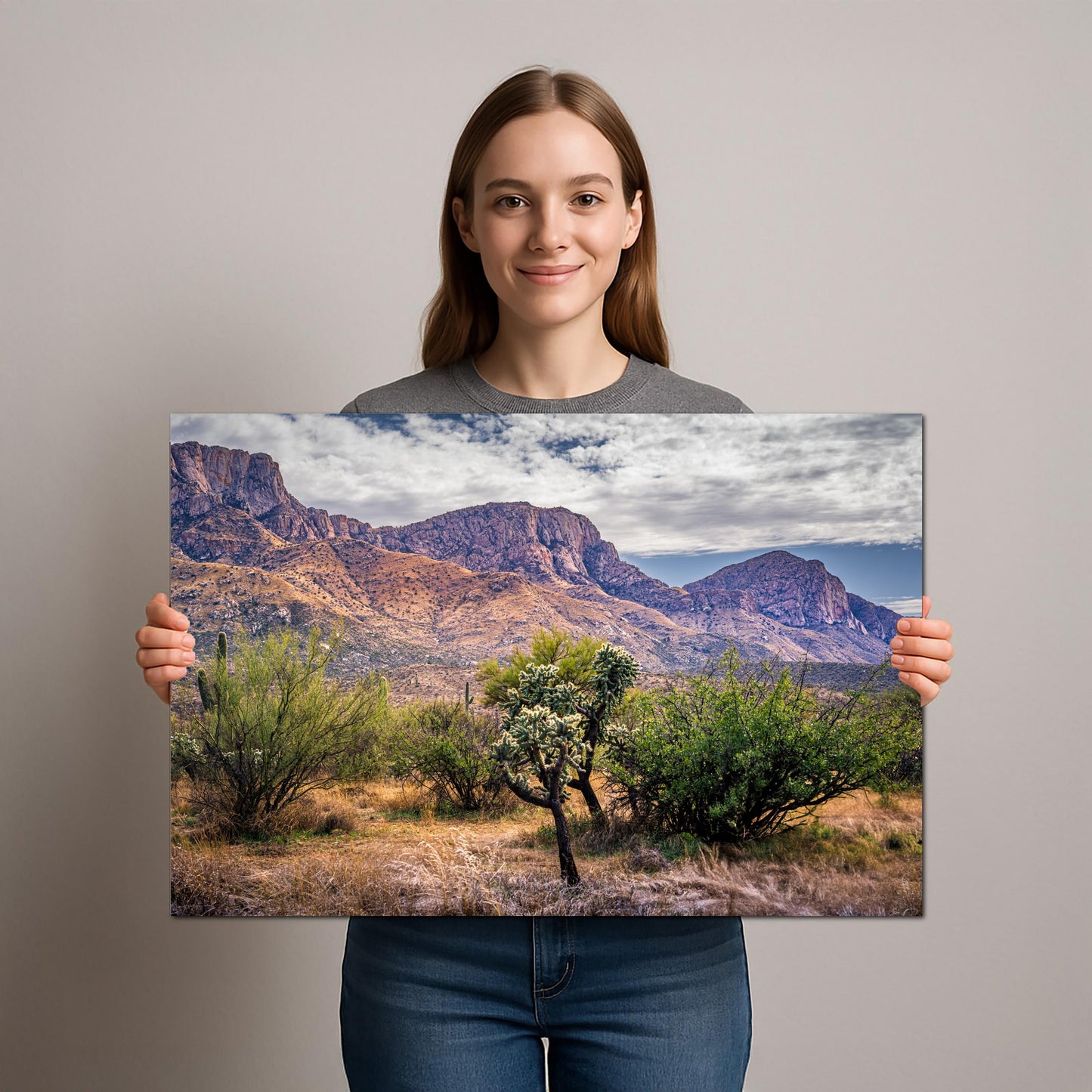 Catalina Mountains Scenic View Arizona Desert Sonoran Landscape Nature Photography Wall Art