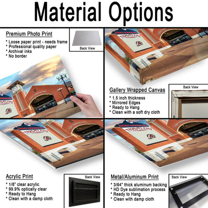 Dickey-Stephens Baseball Park Travelers Entrance, North Little Rock Arkansas, Photography Wall Art