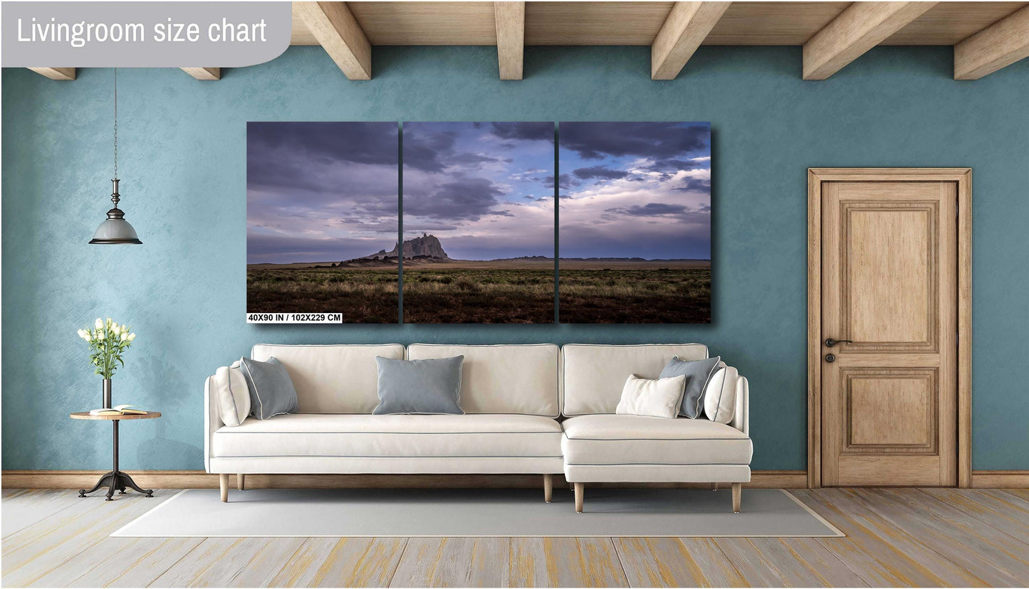 Shiprock New Mexico: Monadnock Desert Landscape Photography Wall Art