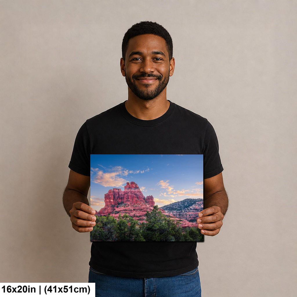 Sedona Bell Rock Hike Photography Print, Red Rock Landscape, Arizona Desert Wall Art, Southwest Home Decor